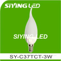 e14 C37 ceramic cup candle led light bulb